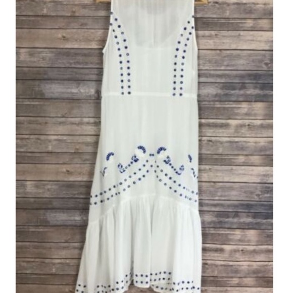 Lucky Brand Size Large Dress Evelyn Maxi Boho NWT - Picture 4 of 7